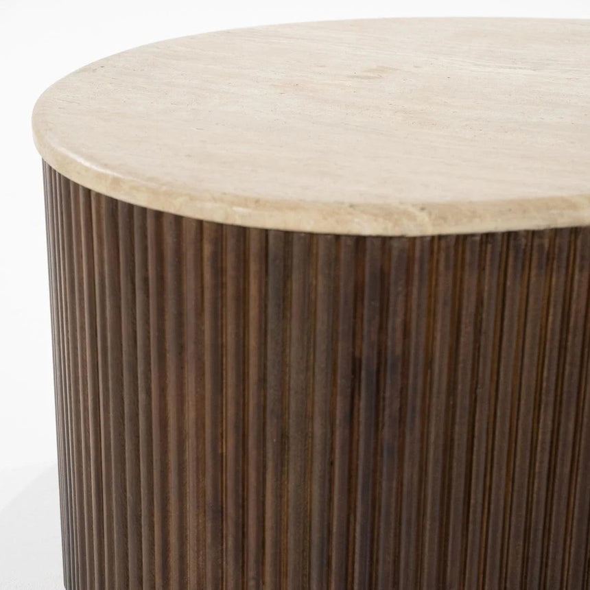 Mari limestone coffee table