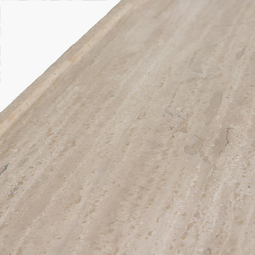 Travertin mészkő dohányzóasztal 140x60