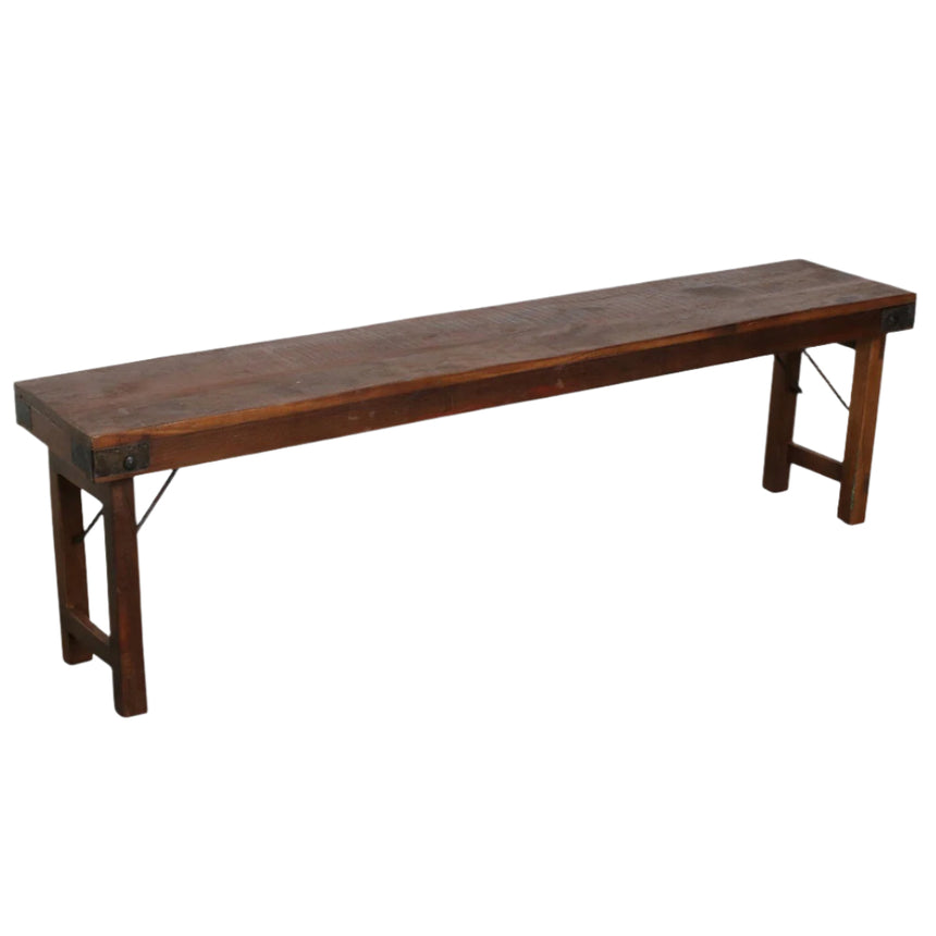 Bench wooden folding bench