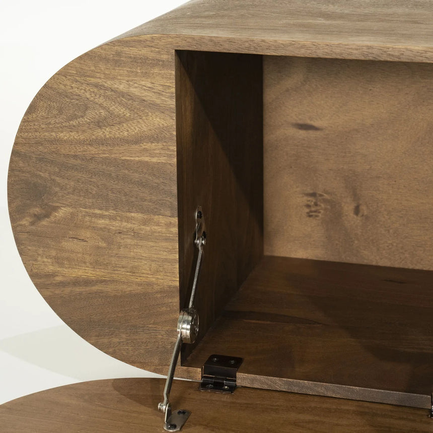 King fa TV szekrény