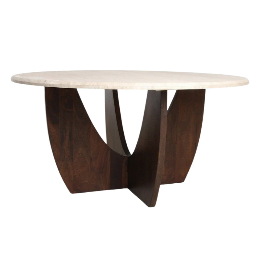 Travertine Limestone Dining Table