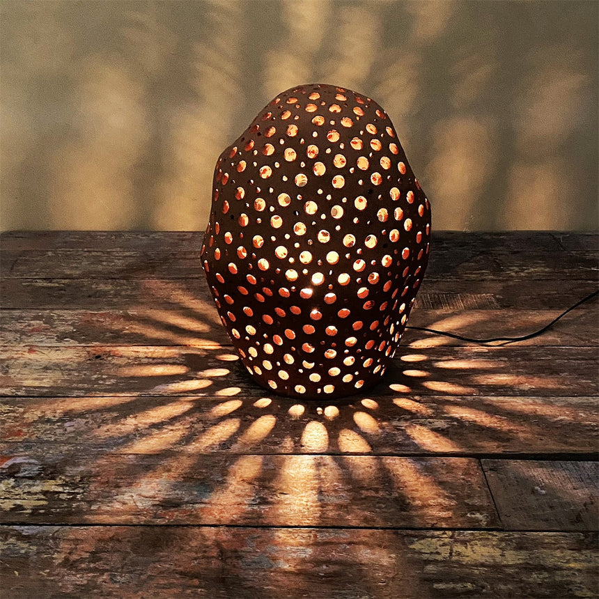 Terra Bob clay floor lamp