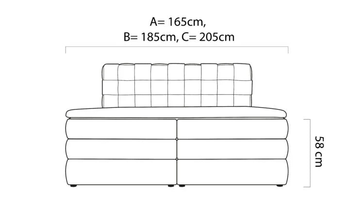 Gusto Boxspring ágy