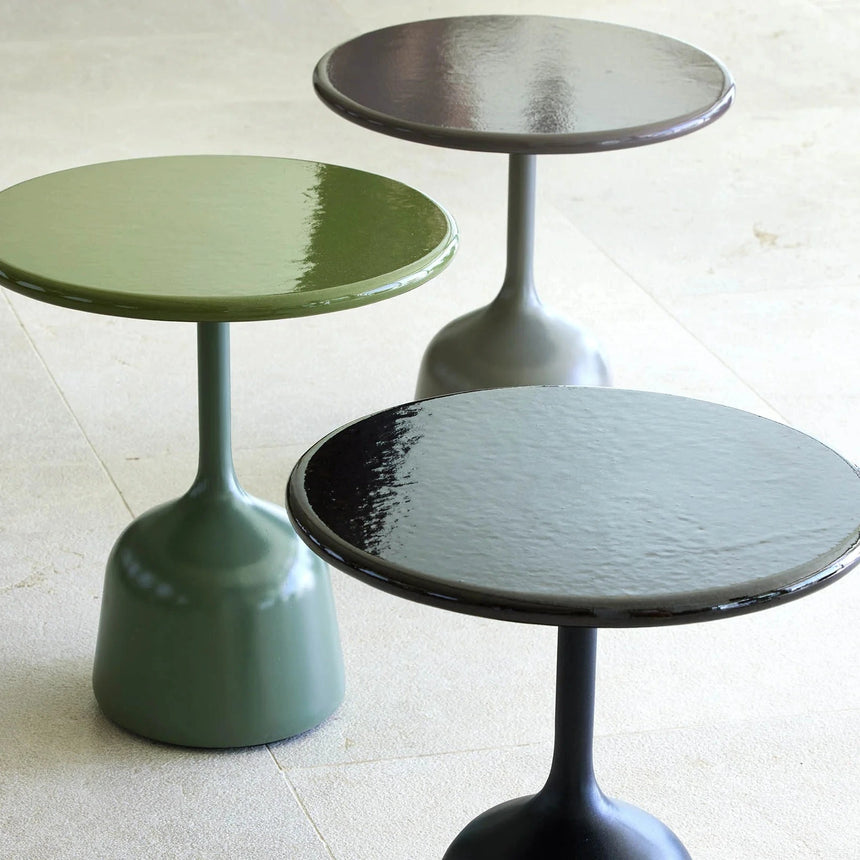 Glaze fém kerti dohányzóasztal Ø70