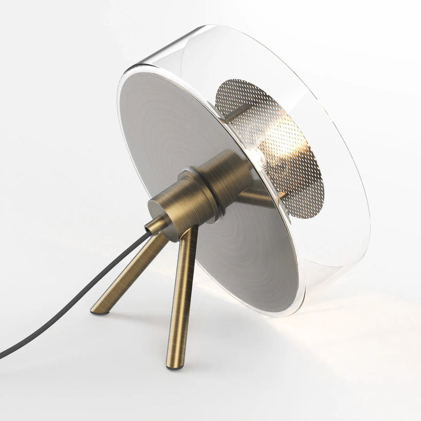 Glow üveg asztali lámpa