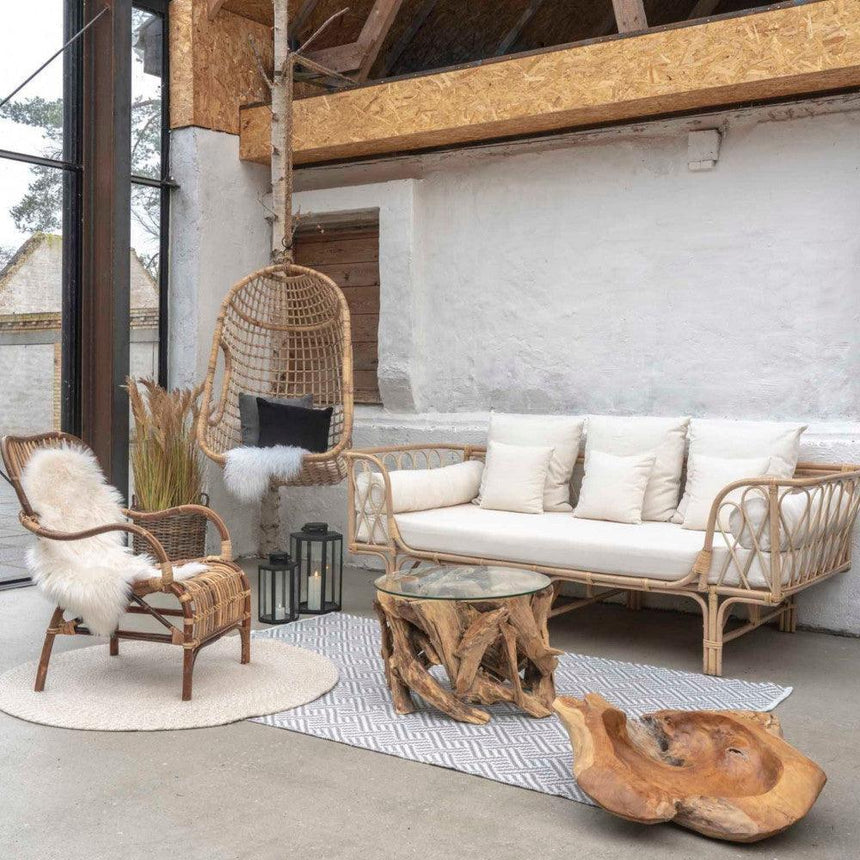 Goes üveg dohányzóasztal