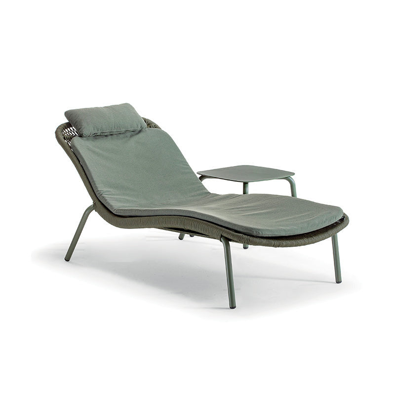 Panama fabric sun lounger