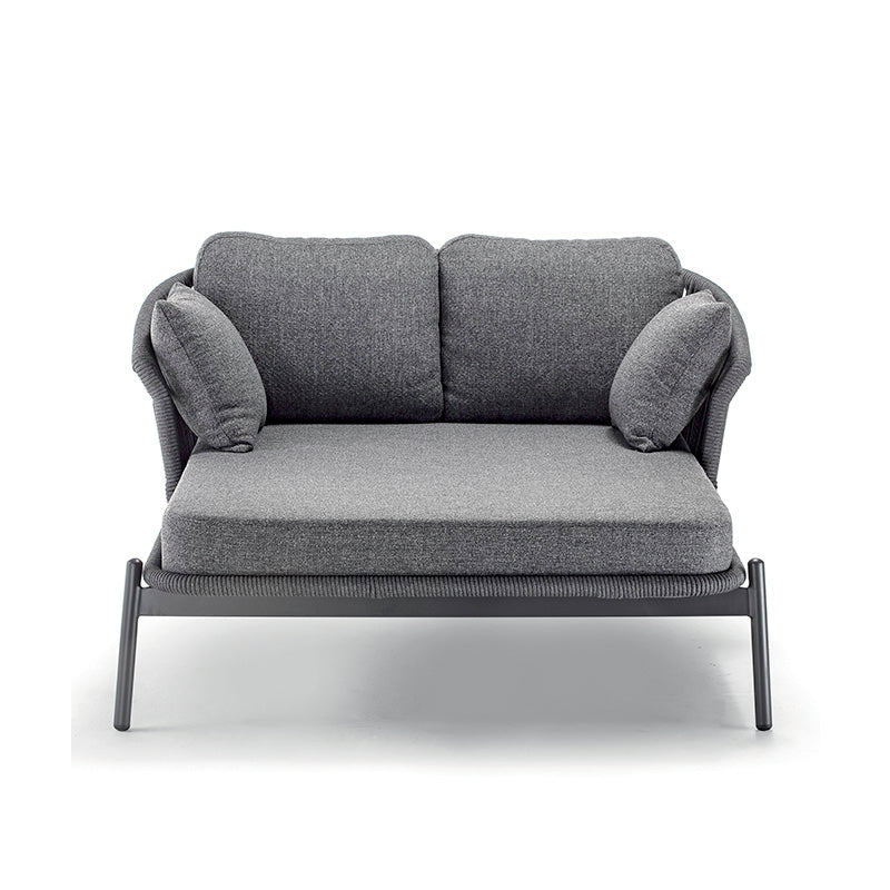 Panama fabric sun lounger