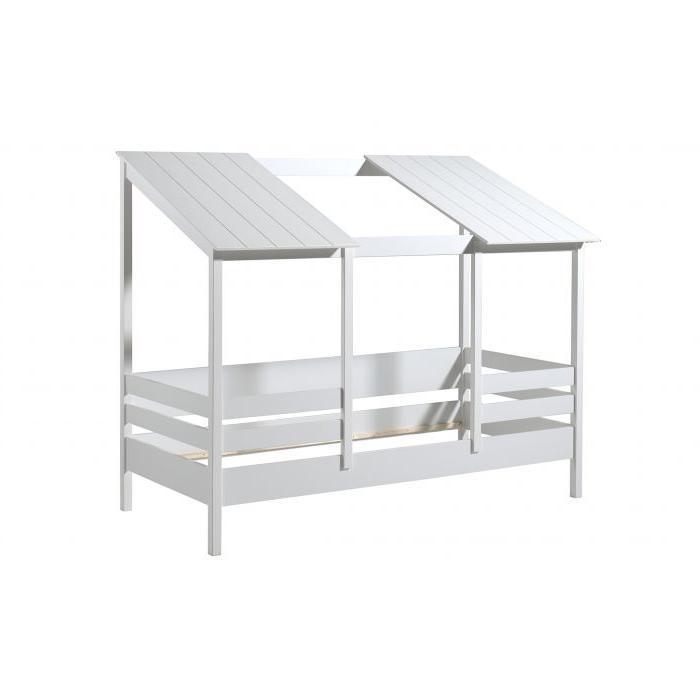 HB09 wooden house children's bed, 90x200 with bed frame