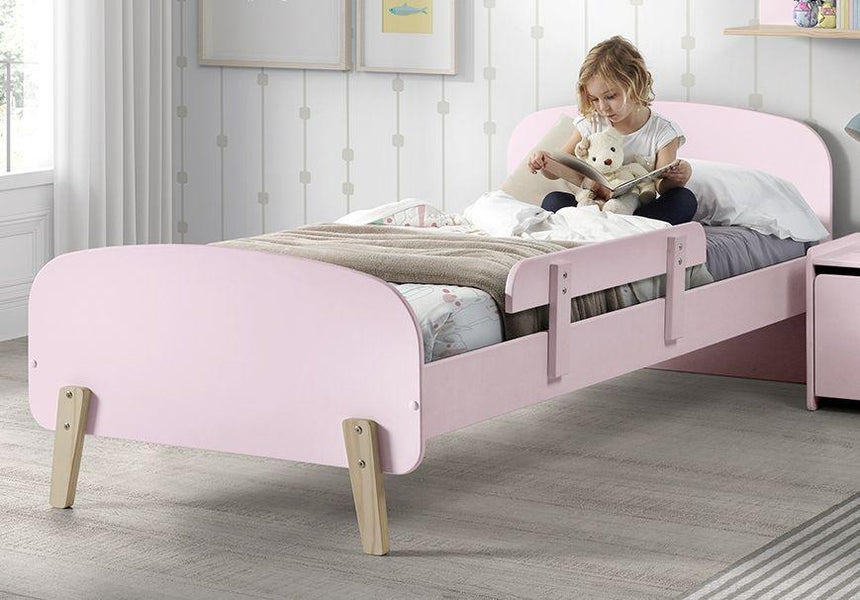 Kiddy wooden children's bed, 90x200 with fall protection