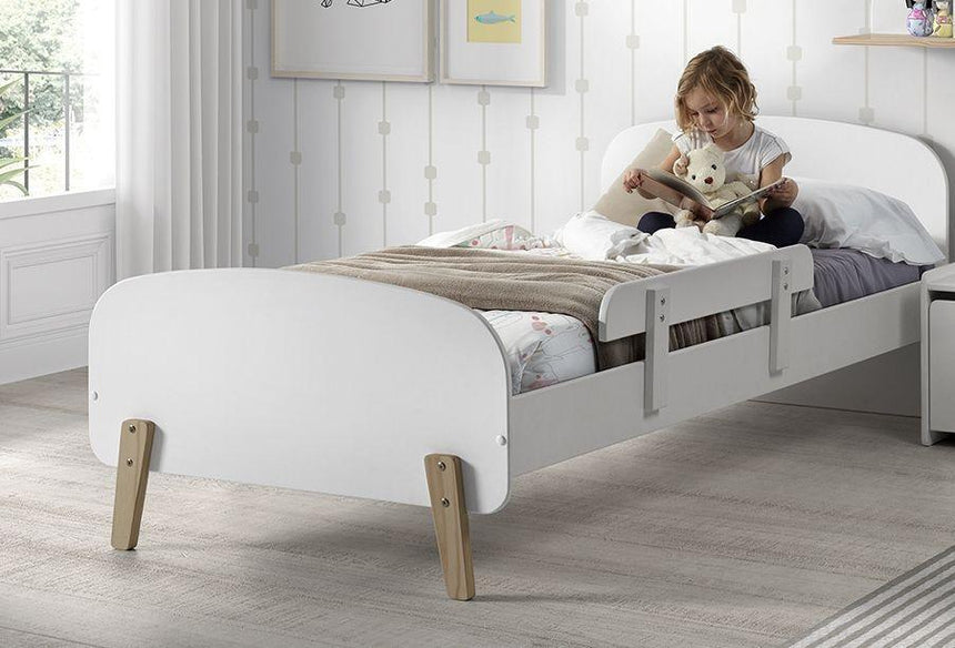 Kiddy wooden children's bed, 90x200 with fall protection