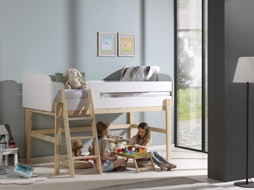 Kiddy wooden raised children's bed, 90x200