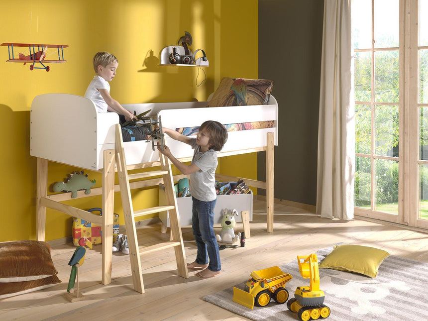 Kiddy wooden raised children's bed, 90x200