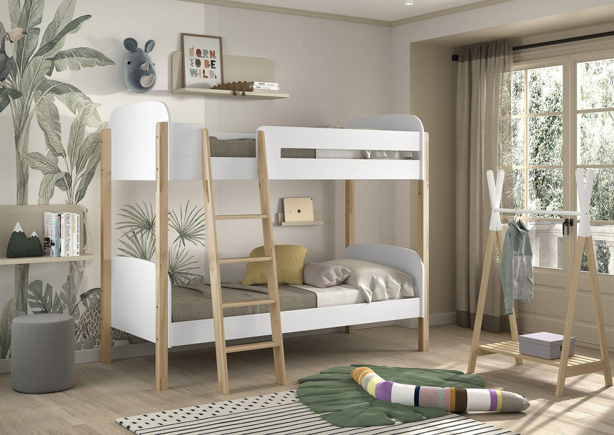 KIDDY wooden bunk bed, 90x200