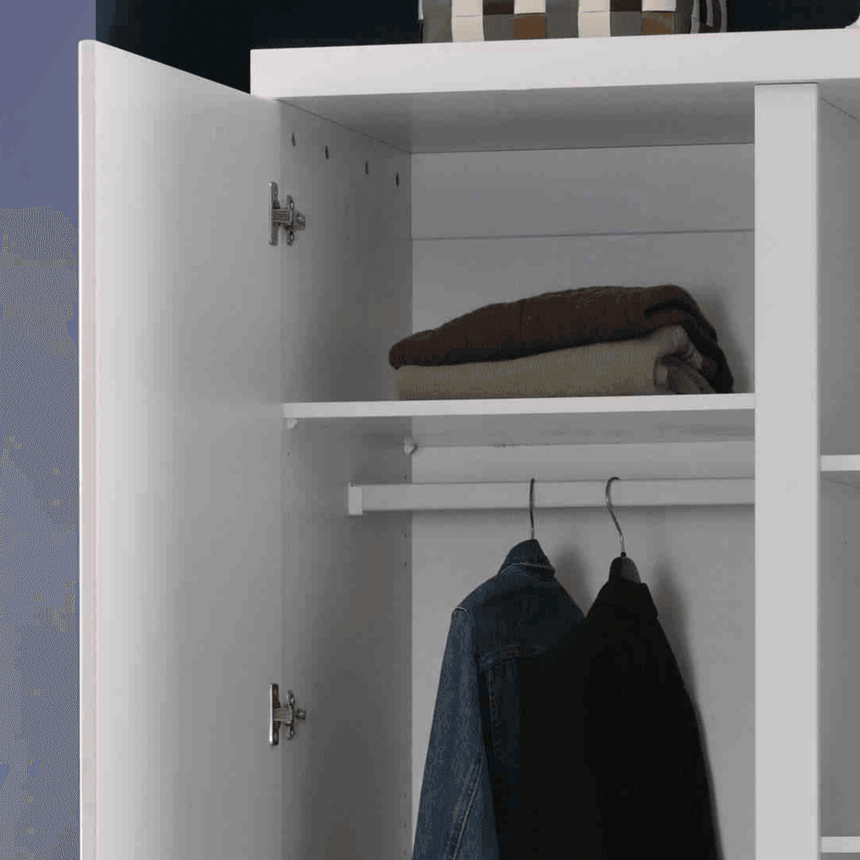 Lara clothes rail for 2-door wardrobe