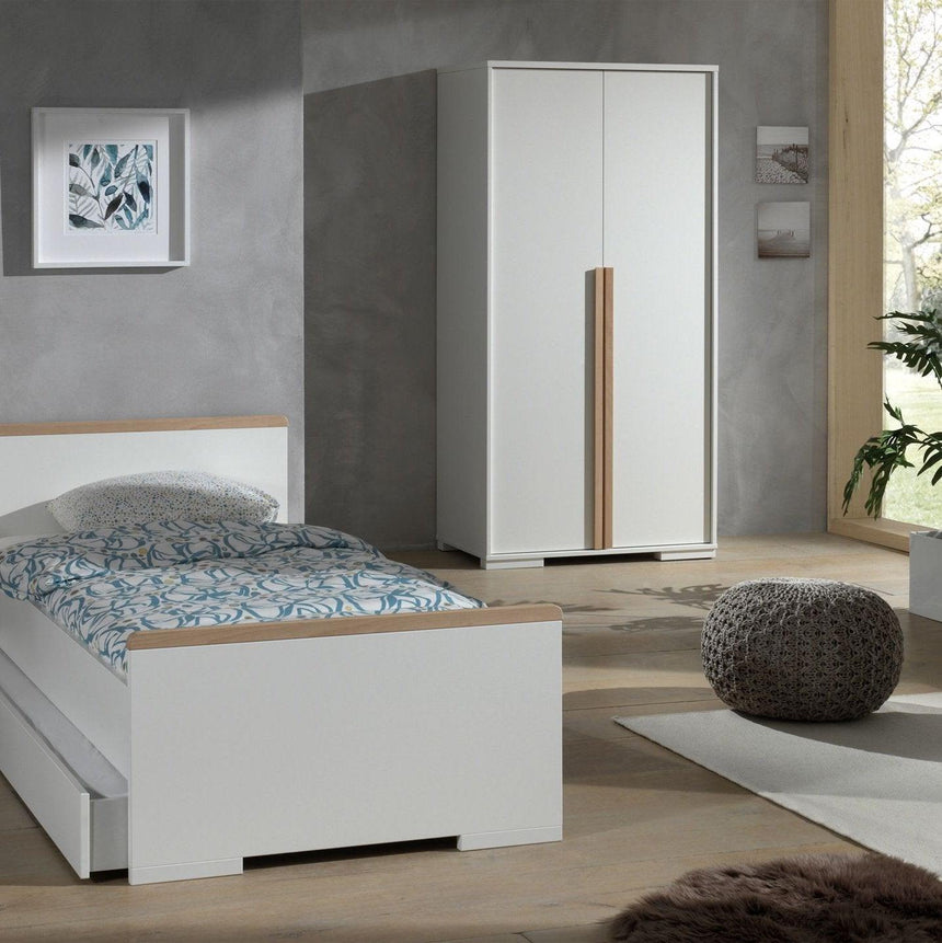 London 2-door wooden children's wardrobe