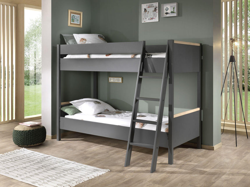London wooden bunk bed, 90x200
