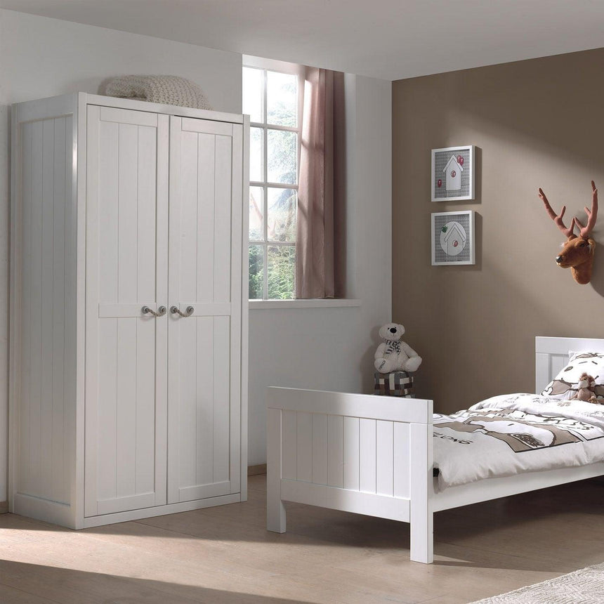 Lewis 2-door wooden children's wardrobe