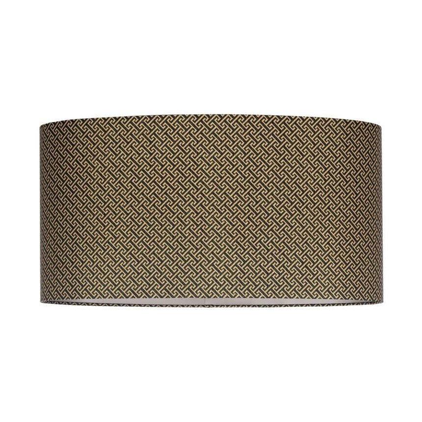 Geo szövet lámpabúra ovális - Dutch Home