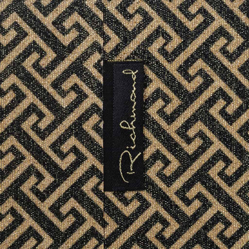 Geo szövet lámpabúra ovális - Dutch Home