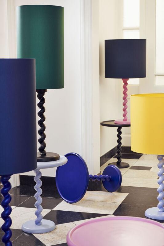 Twister metal floor lamp