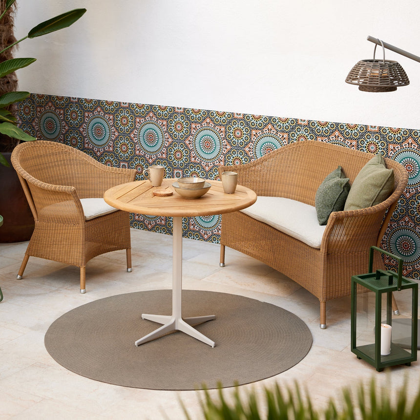 Drop fa kerti bisztró asztal Ø80