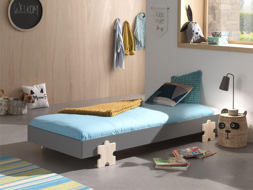 Modulo Puzzle wooden children's bed, 90x200