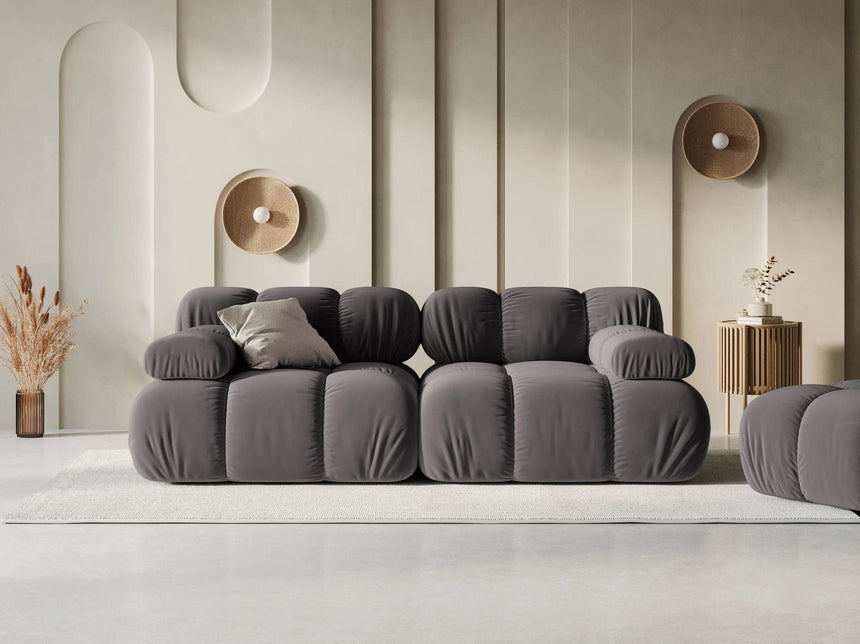 Bellis 2-seater velvet sofa