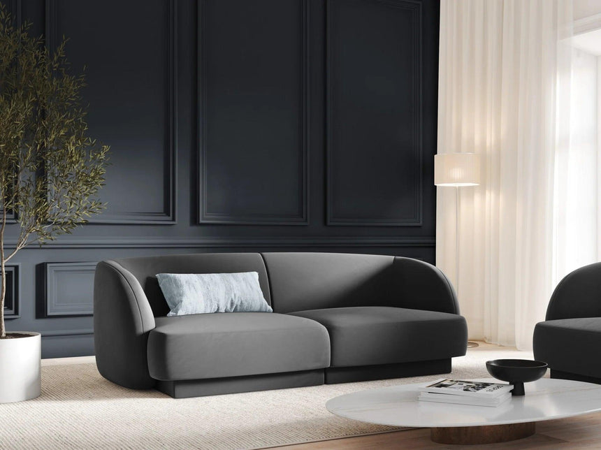 Miley 2-seater velvet sofa