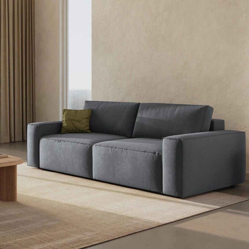 Jodie 3-seater fabric sofa 247x107