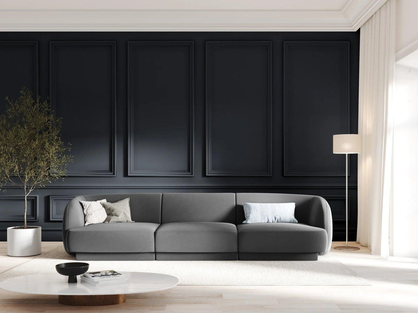 Miley 3 személyes bársony kanapé