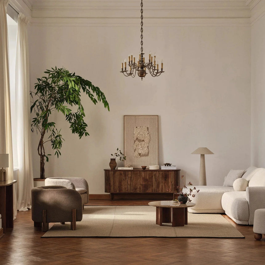 Ruby 3-seater corduroy sofa