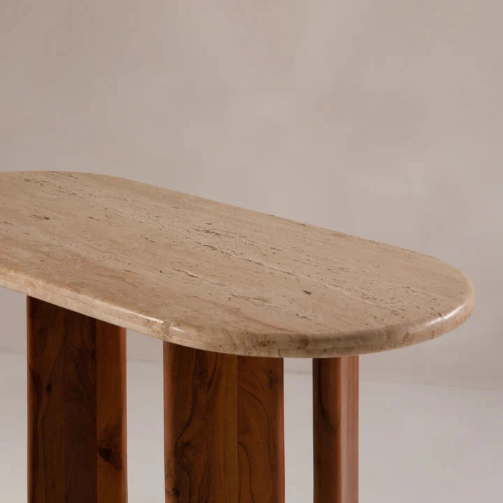 Cleo limestone coffee table