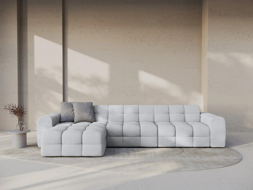 Kendal left-hand fabric corner sofa 357x173