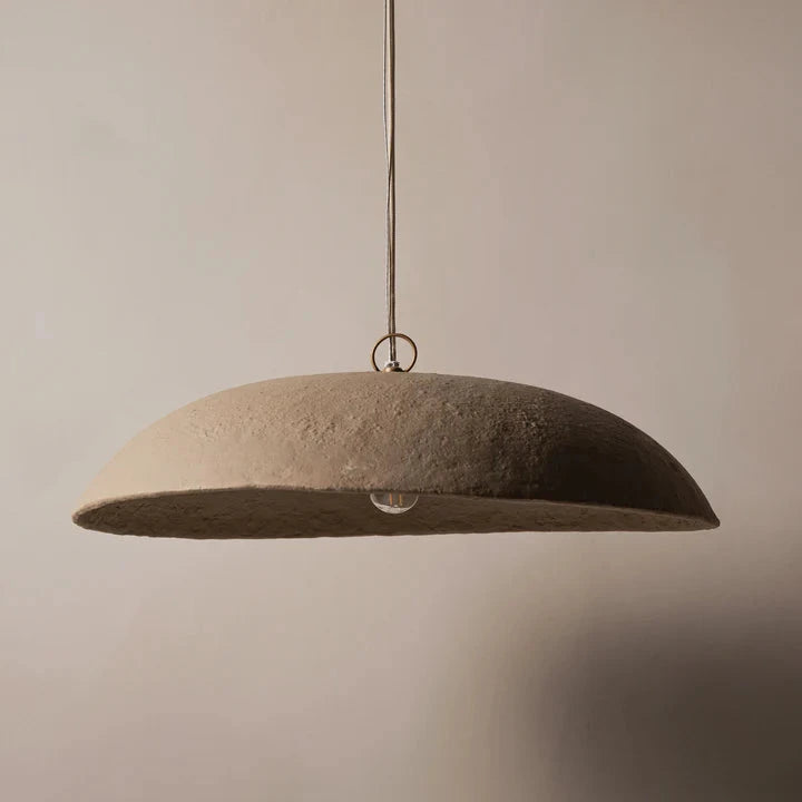 Calantha papier-mâché pendant lamp
