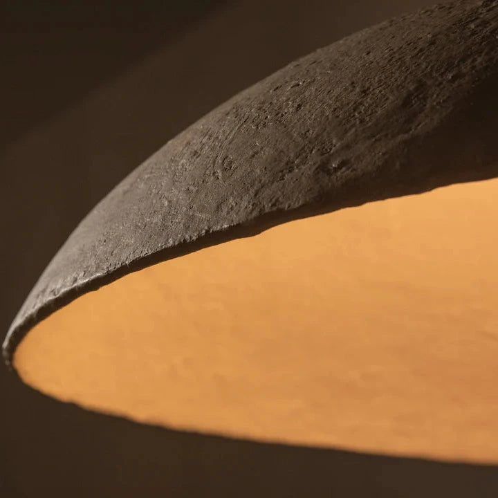 Calantha papier-mâché pendant lamp