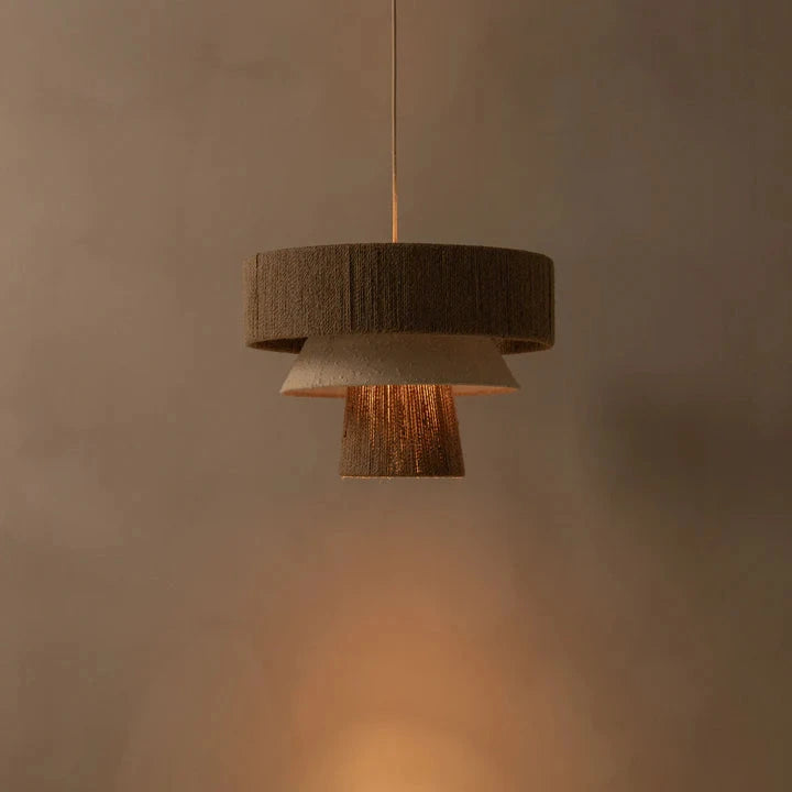 Desa fabric pendant lamp