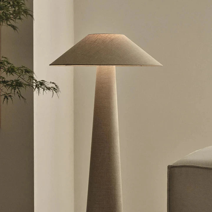 Dione vászon asztali lámpa Ø50