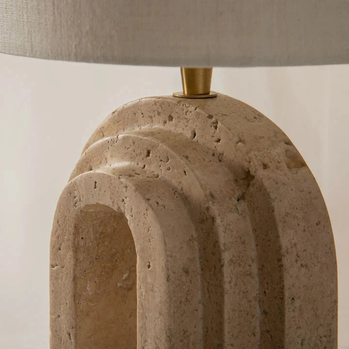 Doris mészkő asztali lámpa