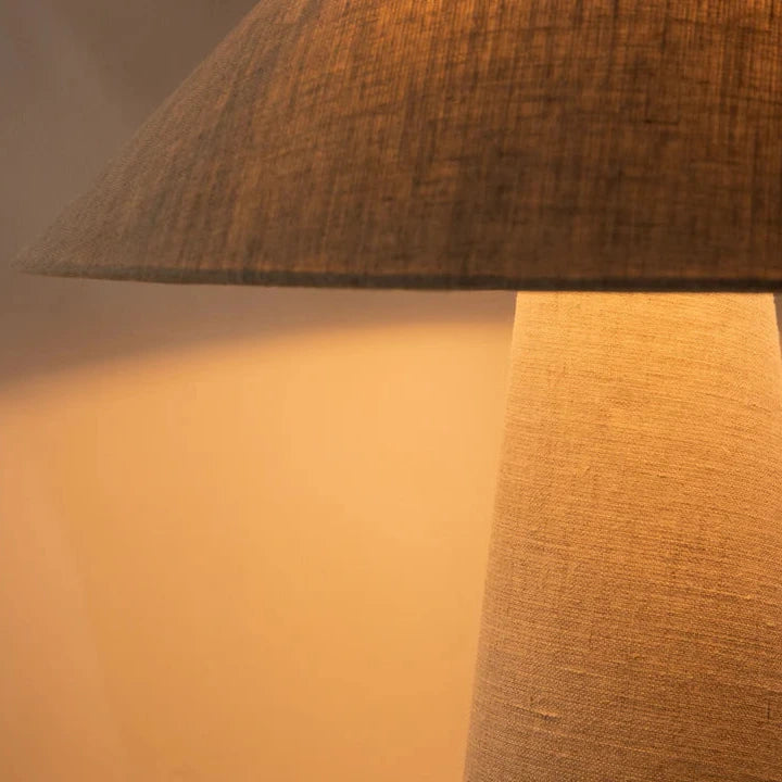 Dione canvas table lamp Ø38