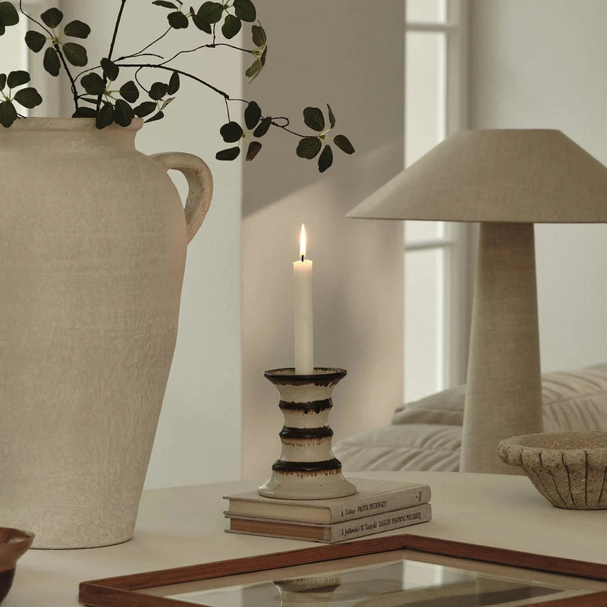 Dione canvas table lamp Ø38