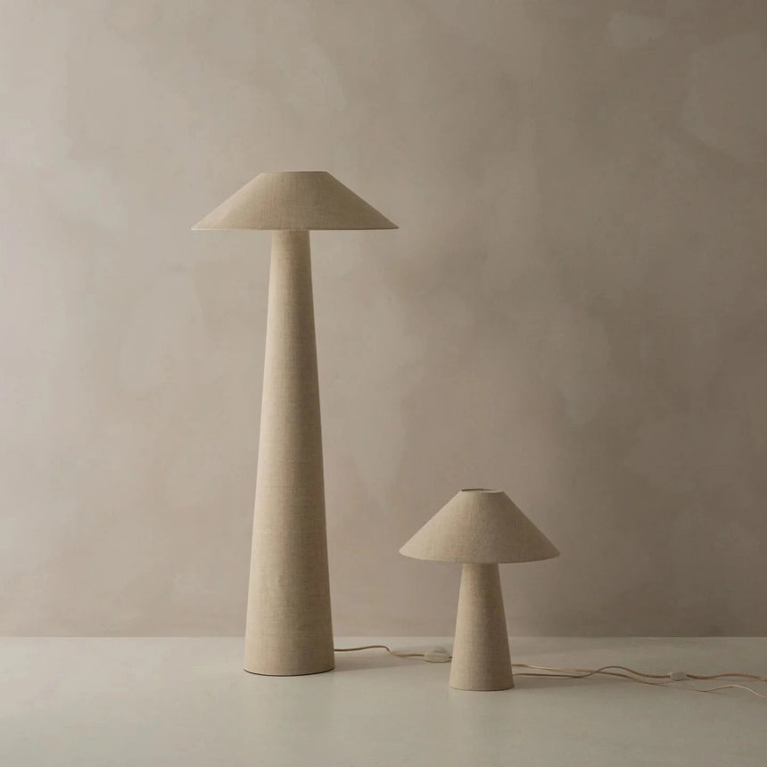 Dione canvas table lamp Ø38