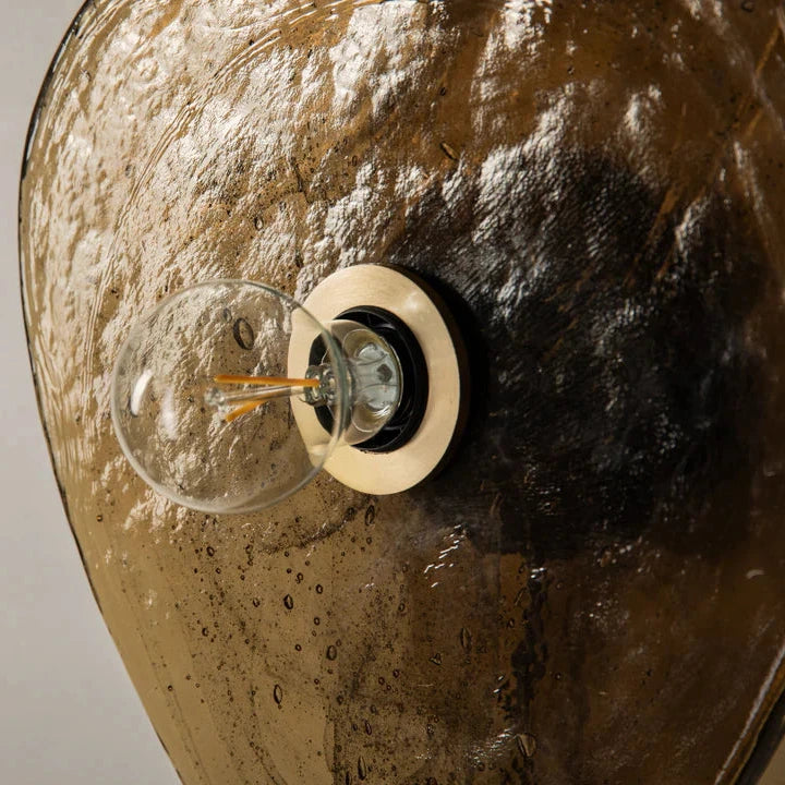 Aura glass wall lamp