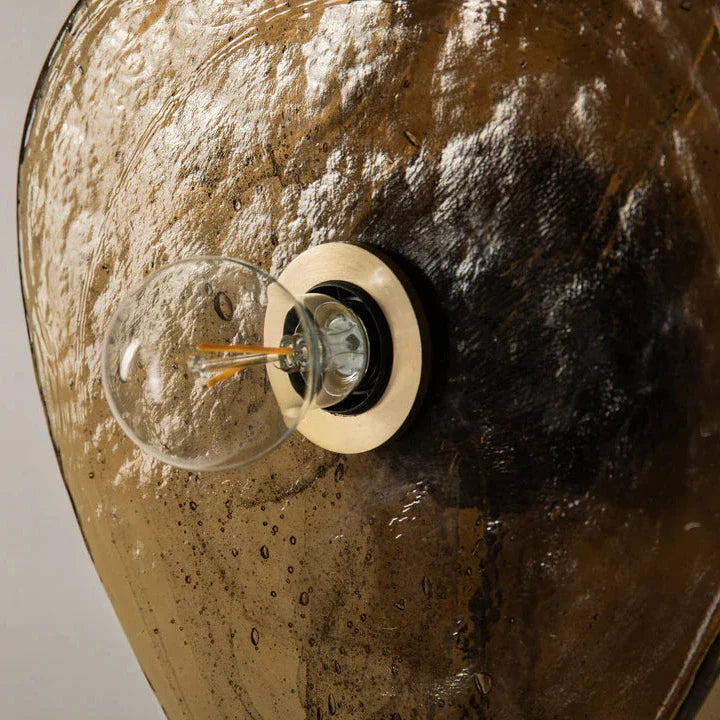 Aura üveg falilámpa