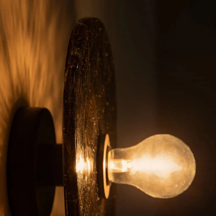 Aura glass wall lamp