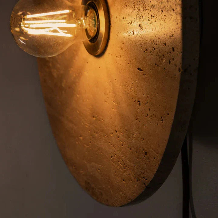 Doris mészkő falilámpa