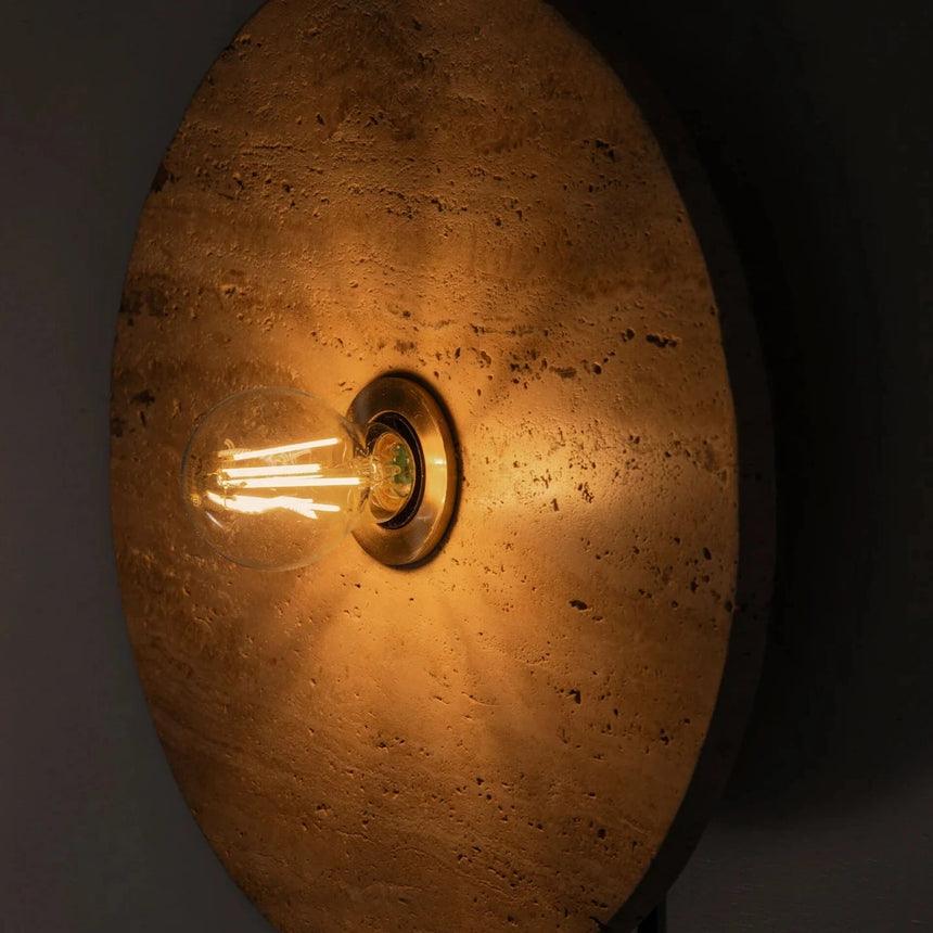 Doris mészkő falilámpa