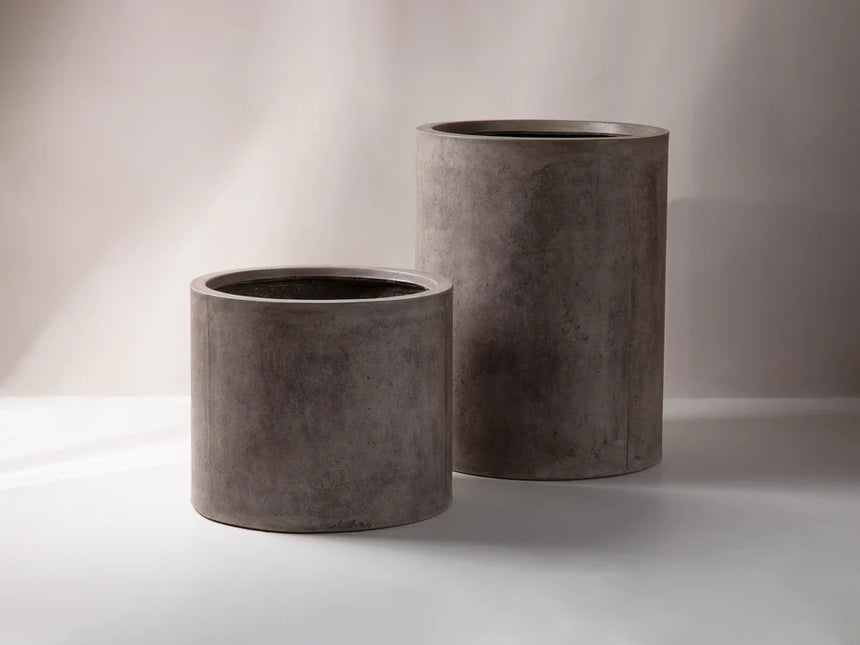 Halia beton virágtartó Ø50