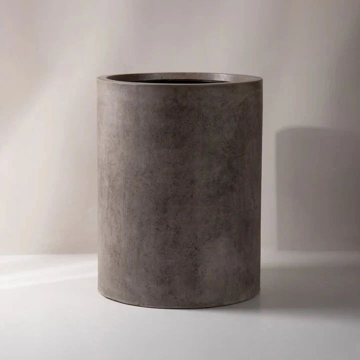 Halia beton virágtartó Ø50