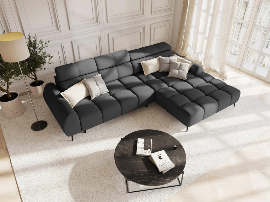 Alyse right-hand fabric corner sofa